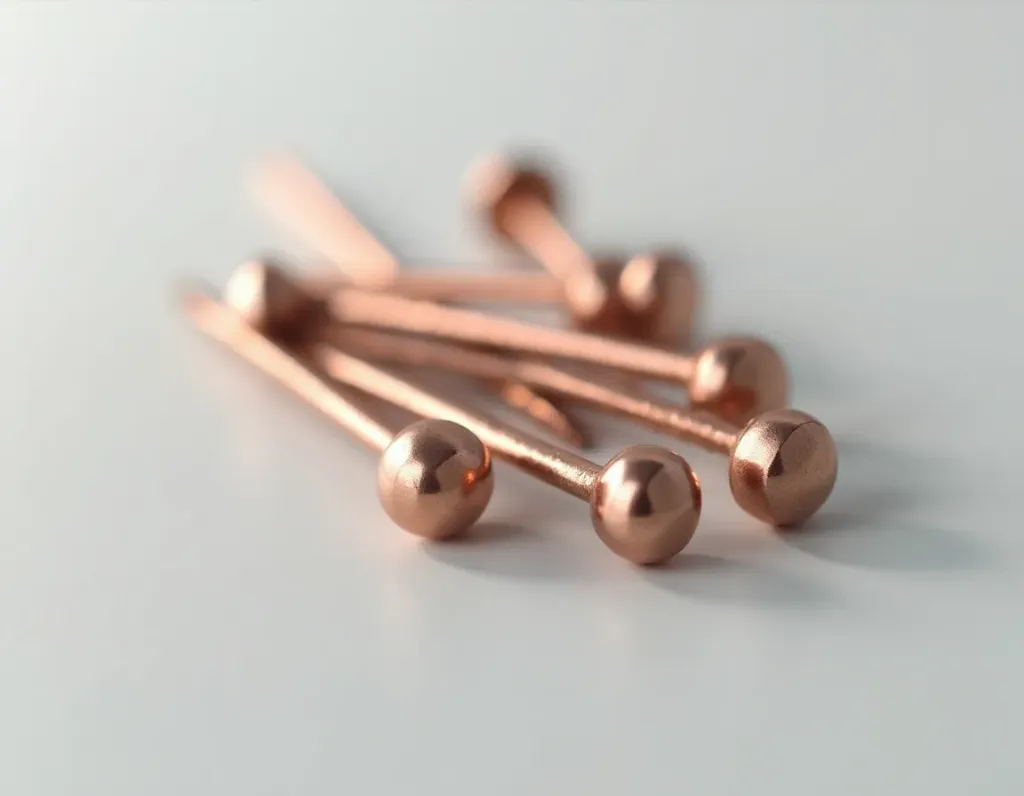 00808 COPPER NAIL 1 1/2" (ROUND) PER KG