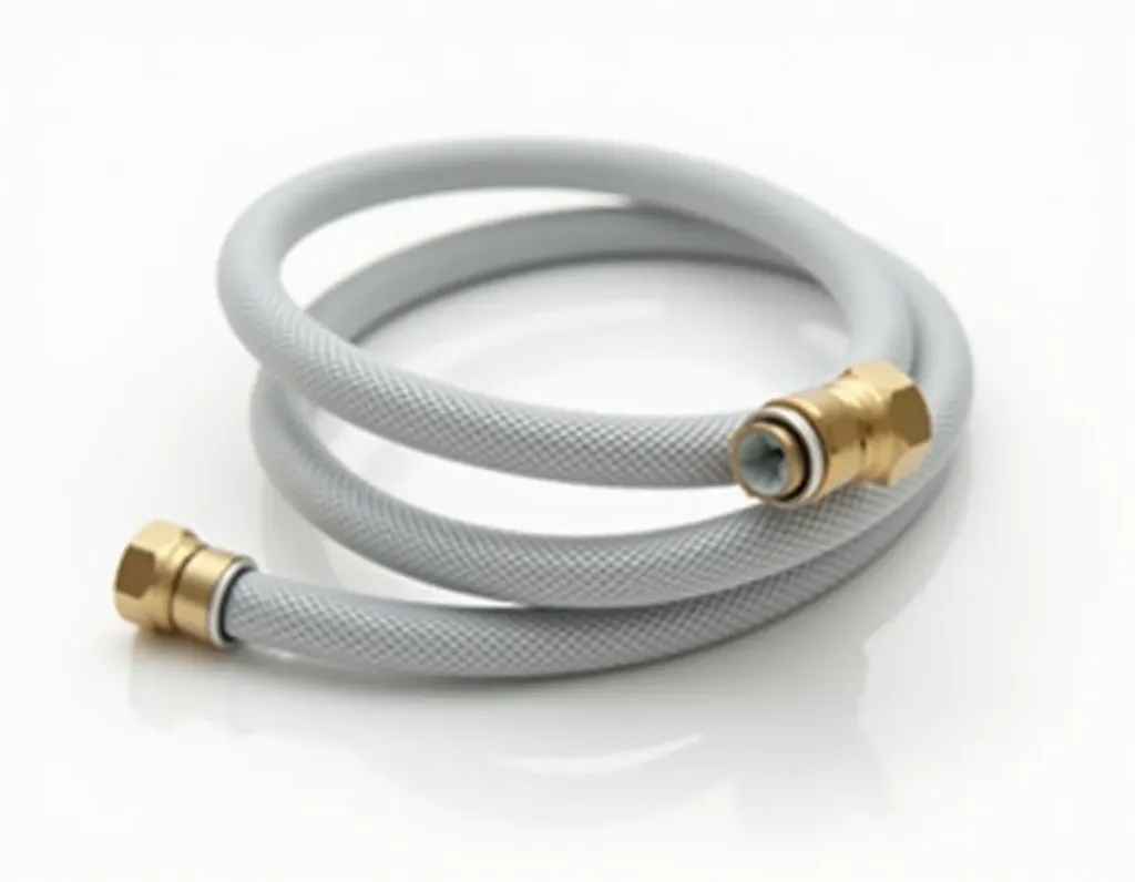 [03923] 03923 CONNECTION HOSE ALUMINIUM W/PVC COATING 16"